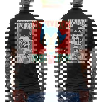 鉄腕アトム レトロ アトム Ctezuka Productions メンズTシャツ バックプリント - Kawaiitshirt