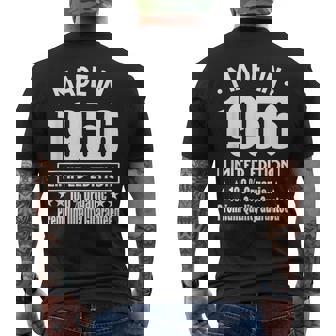 限定版 1956 誕生日 1956年 1956年生まれ メンズTシャツ バックプリント - Kawaiitshirt