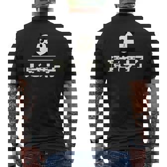 面白い 「頂き男子」おもしろギャグ-ジョーク 漢字 頂き男子 文字入り メンズTシャツ バックプリント - Kawaiitshirt