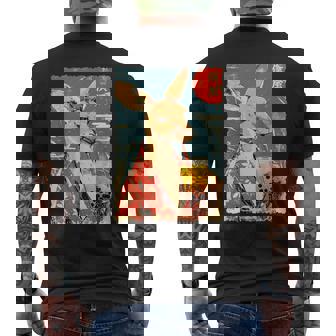 面白い バブル ボバ ティー かわいい 日本人 かわいい アニメ カンガルー。 メンズTシャツ バックプリント - Kawaiitshirt