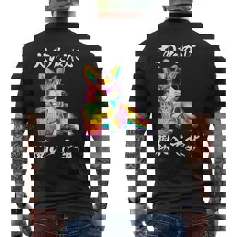 面白いtシャツ コーギー イヌ わんこ メンズ 犬好き グッズ おもしろ 面白い 服 ネタ わんこ メンズTシャツ バックプリント - Kawaiitshirt