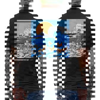 面白いtシャツ コーギー 犬 イヌ わんこ メンズ 犬好き グッズ かわいい おもしろ 面白い 服 ネタ 夏 メンズTシャツ バックプリント - Kawaiitshirt