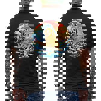 面白いtシャツ ゴールデンレトリバー 犬 イヌ メンズ 犬好き グッズ かわいい おもしろ 面白い 服 ネタ メンズTシャツ バックプリント - Kawaiitshirt