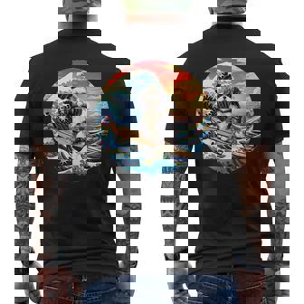 面白いtシャツ シーズー 犬 イヌ メンズ 犬好き グッズ かわいい おもしろ 面白い 服 ネタ サーフィン メンズTシャツ バックプリント - Kawaiitshirt