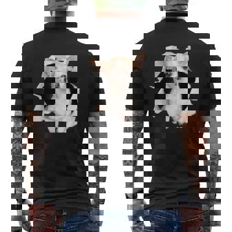 面白いtシャツ チワワ 犬 イヌ わんこ メンズ 犬好き グッズ かわいい おもしろ 面白い 服 ネタ メンズTシャツ バックプリント - Kawaiitshirt