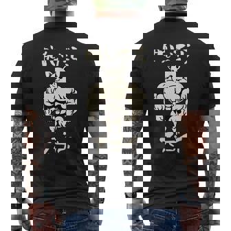 面白いtシャツ チワワ 筋トレ 犬 イヌ わんこ メンズ 犬好き グッズ かわいい 面白い 服 ネタ メンズTシャツ バックプリント - Kawaiitshirt