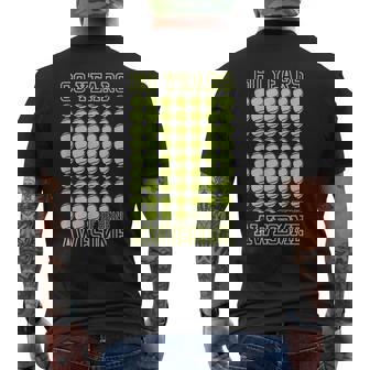 面白いtシャツ テニス 還暦祝い 60歳 父の日 テニス部 おもしろ 服 メンズ おもしろグッズ 大人 ネタ メンズTシャツ バックプリント - Kawaiitshirt