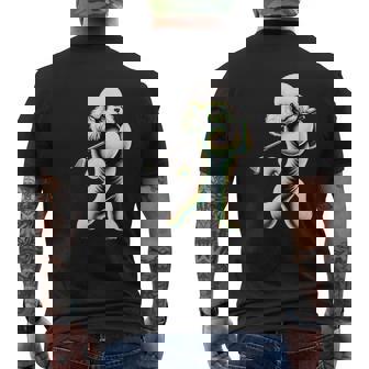 面白いtシャツ トイプードル ゴルフ イヌ メンズ 犬好き グッズ かわいい おもしろ 面白い 服 ネタ メンズTシャツ バックプリント - Kawaiitshirt