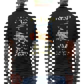 面白いtシャツ トイプードル 犬 ハードル メンズ 犬好き グッズ かわいい おもしろ 面白い 服 ネタ メンズTシャツ バックプリント - Kawaiitshirt