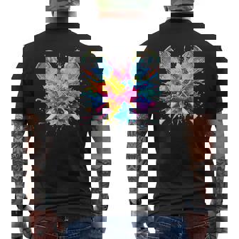 面白いtシャツ バドミントン おもしろ カラフル 服 ネタ メンズ テニス部 おもしろグッズ 大人 子供 メンズTシャツ バックプリント - Kawaiitshirt