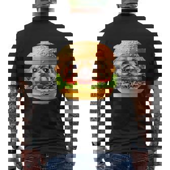 面白いtシャツ ペキニーズ 犬 イヌ ハンバーガー メンズ グッズ かわいい おもしろ 面白い 服 ネタ メンズTシャツ バックプリント - Kawaiitshirt