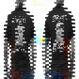 面白いtシャツ マルチーズ 犬 イヌ わんこ メンズ 犬好き グッズ おもしろ 面白い 服 ネタ わんこ メンズTシャツ バックプリント - Kawaiitshirt