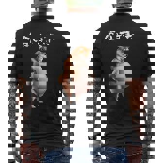 面白いtシャツ 柴犬 わがままボディ イヌ わんこ メンズ 犬好き グッズ おもしろ 面白い 服 ネタ メンズTシャツ バックプリント - Kawaiitshirt