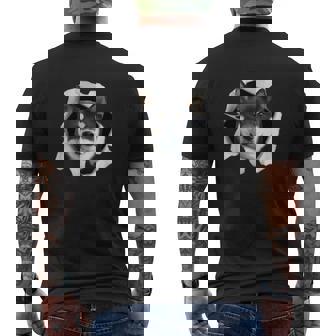 面白いtシャツ 柴犬 イヌ わんこ メンズ 犬好き グッズ かわいい おもしろ 面白い 服 ネタ メンズTシャツ バックプリント - Kawaiitshirt