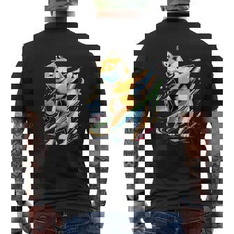 面白いtシャツ 柴犬 ゴルフ イヌ わんこ メンズ 犬好き グッズ かわいい おもしろ 面白い 服 ネタ メンズTシャツ バックプリント - Kawaiitshirt