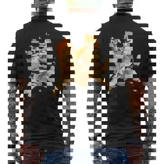 面白いtシャツ 柴犬 柔道 イヌ わんこ メンズ 犬好き グッズ かわいい おもしろ 面白い 服 ネタ 犬 メンズTシャツ バックプリント - Kawaiitshirt