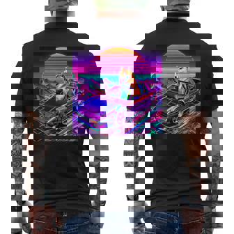 面白いtシャツ 柴犬 車 イヌ わんこ メンズ 犬好き グッズ かわいい おもしろ 面白い 服 ネタ メンズTシャツ バックプリント - Kawaiitshirt