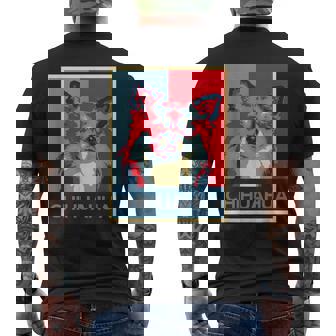 面白いtシャツ 犬 チワワ わんこ メンズ レディース オリジナル おもしろ グッズ 面白い 夏 服 ネタ メンズTシャツ バックプリント - Kawaiitshirt