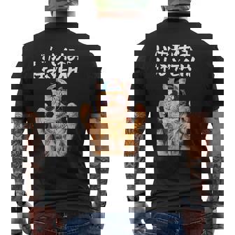 面白いtシャツ 猫 ネコ バカも休み休み 猫好き グッズ おもしろ 面白い 服 ネタ にゃんこ 猫の下僕 メンズTシャツ バックプリント - Kawaiitshirt