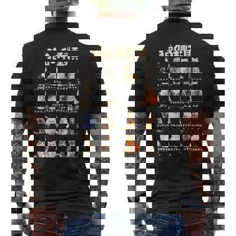 面白いtシャツ 猫 ネコ 猫の種類 メンズ 猫好き グッズ おもしろ 面白い 服 ネタ にゃんこ 猫の下僕 メンズTシャツ バックプリント - Kawaiitshirt