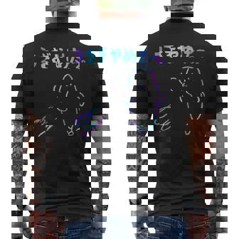 面白いうさぎやめたっ メンズTシャツ バックプリント - Kawaiitshirt