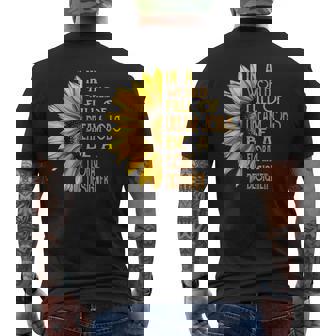 面白いひまわり柄シャツ 花柄デザイナーシャツ メンズTシャツ バックプリント - Kawaiitshirt