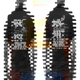 面白いエミューアニマルemus Are Mypiritアニマル。 メンズTシャツ バックプリント - Kawaiitshirt