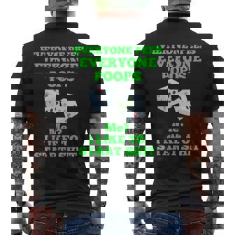 面白いカジノギフト、面白いうんちギフト、うんちとおしっこユーモア 長袖tシャツ メンズTシャツ バックプリント - Kawaiitshirt