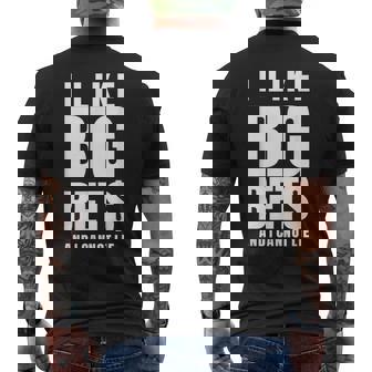 面白いカジノギャンブル大きな賭けが好き メンズTシャツ バックプリント - Kawaiitshirt