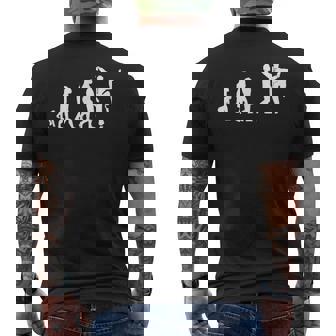 面白いカンフー太極拳進化デザイン 気功ファン用 メンズTシャツ バックプリント - Kawaiitshirt