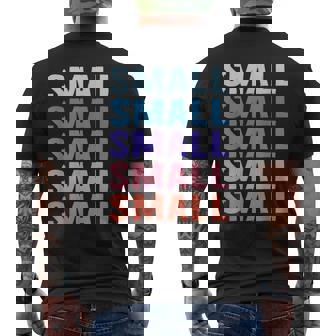 面白いギフト名 小さな名前入り メンズTシャツ バックプリント - Kawaiitshirt