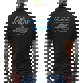 面白いシーラカンスス 魚愛好家 古典学者 メンズTシャツ バックプリント - Kawaiitshirt