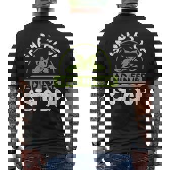 面白いスナップポップと決して止まらない日本料理 枝豆好き。 メンズTシャツ バックプリント - Kawaiitshirt