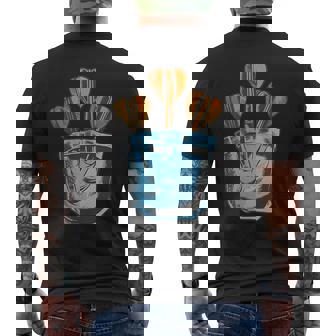 面白いダーツ Darts メンズTシャツ バックプリント - Kawaiitshirt