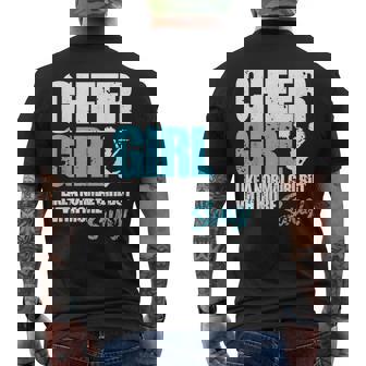 面白いチアリーダーシャツ かわいいチアリーディングガールギフト メンズTシャツ バックプリント - Kawaiitshirt