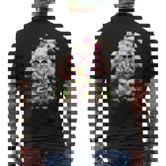 面白いチューリップ メンズ レディース キッズ チューリップブーケ フラワーフローリスト メンズTシャツ バックプリント - Kawaiitshirt