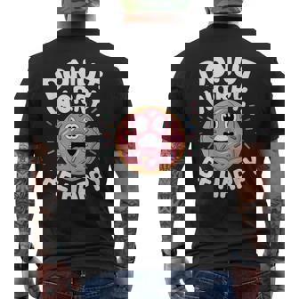 面白いドーナツしゃれ メンズTシャツ バックプリント - Kawaiitshirt