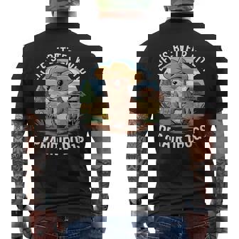 面白いプレーリードッグコスチュームtシャツ メンズTシャツ バックプリント - Kawaiitshirt