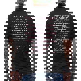 面白いプロジェクトマネージャー メンズTシャツ バックプリント - Kawaiitshirt