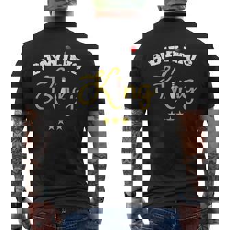 面白いボウラー ボーリング キングピン キングピン ボーリング チームギフト メンズTシャツ バックプリント - Kawaiitshirt