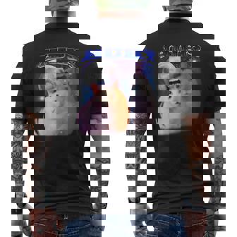 面白いミームハァキャット メンズTシャツ バックプリント - Kawaiitshirt