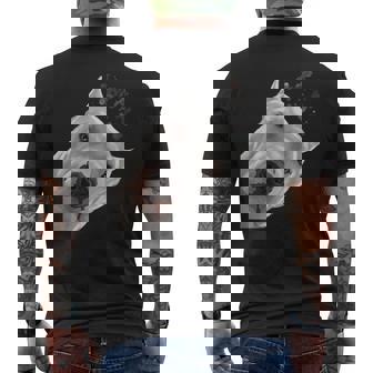 面白い好奇心旺盛な犬ドゴアルヘンティーノ メンズTシャツ バックプリント - Kawaiitshirt