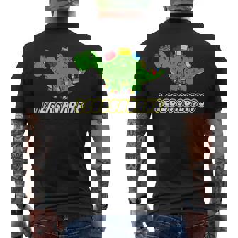 面白い恐竜 レゴサウルス レゴ ザウルス 恐竜 メンズTシャツ バックプリント - Kawaiitshirt