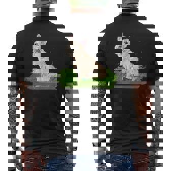 面白い手描きの犬-フレンチブルドッグ愛好家の贈り物 French Bulldogs Lovers メンズTシャツ バックプリント - Kawaiitshirt