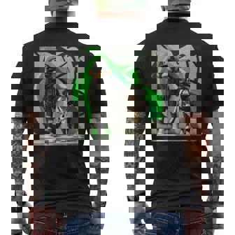 面白い猿と犬のグラフィックストリートウェアクールなデザイン 男性用 メンズTシャツ バックプリント - Kawaiitshirt