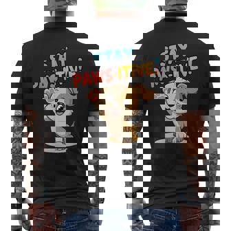 面白い皮肉な引用皮肉なデザインママとパパ犬 メンズTシャツ バックプリント - Kawaiitshirt