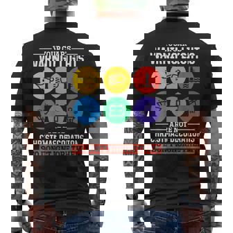 面白い車整備士のことわざ 自動車整備士 面白いメカニック メンズTシャツ バックプリント - Kawaiitshirt