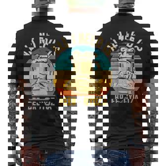 餃子 中華料理 アジアン中華鍋料理 食通 メンズTシャツ バックプリント - Kawaiitshirt