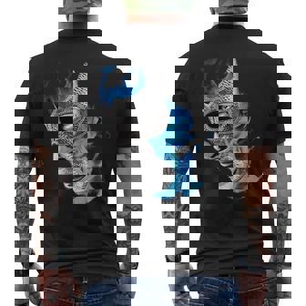 鬼青ルチャリブレ メキシカンレスラーレジェンド メンズTシャツ バックプリント - Kawaiitshirt