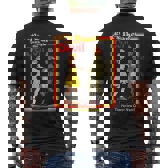 魔法のは、悪魔バフォメット悪魔と踊ってみましょうおかしい メンズTシャツ バックプリント - Kawaiitshirt